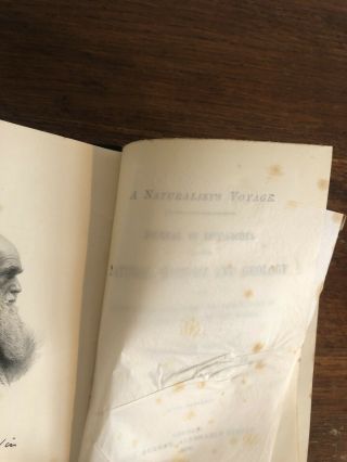 Naturalist ' s Voyage Round the World Charles Darwin 1889 John Murray 3