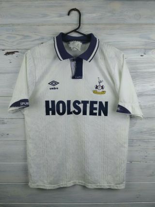 Tottenham Hotspur Jersey Small 1993 1995 Home Shirt Soccer Football Umbro