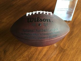BOWL XXIII 23 Authentic Wilson NFL Game Football - 49ers vs BENGALS 3