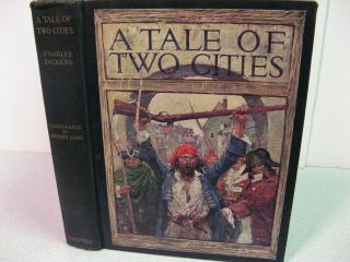 A Tale Of Two Cities Book Illustrated Hardcover Harvey Dunn Charles Dickens