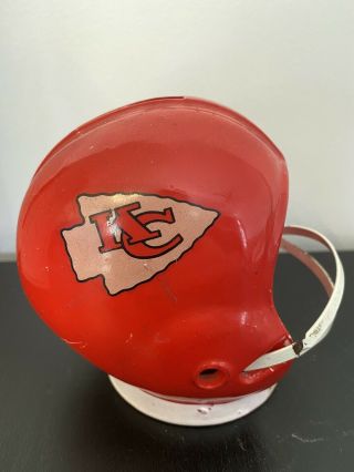 Vintage Kansas City Chiefs Ceramic Helmet Coin Bank Nfl