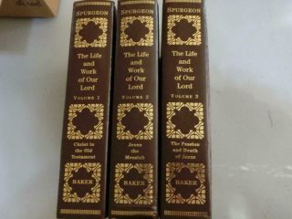 The Life And Work Of Our Lord Vols.  1 - 3 By Charles Spurgeon (1996,  Baker)