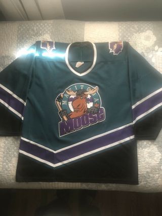 Bauer Manitoba/minnesota Moose Hockey Jersey Size Men 