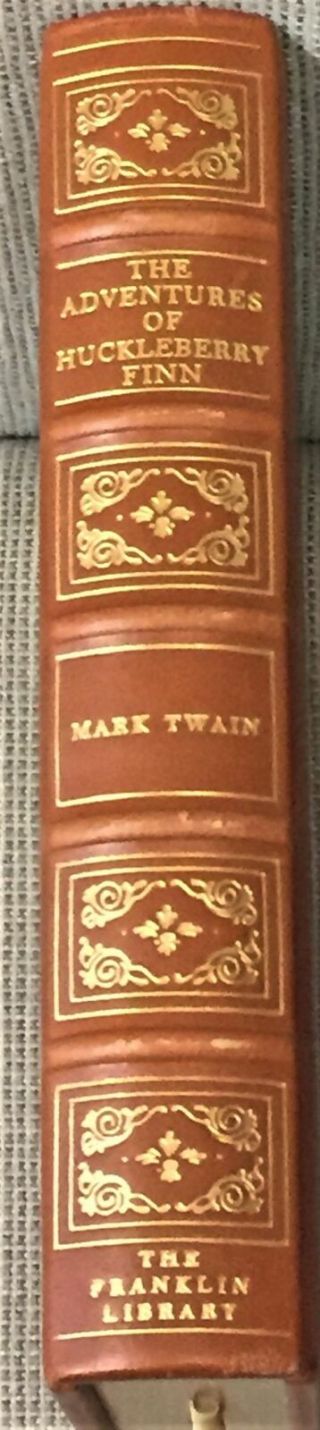 Mark Twain / Franklin Library The Adventures Of Huckleberry Finn Tom Sawyer 