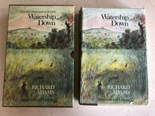 Watership Down,  Richard Adams,  First Illustrated Edition.  With Dj And Card Sleeve