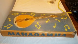 Vintage Mandolin? Folk Instrument Ussr Soviet Mandolin,  4 String W/ Box