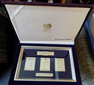 1988 Seoul Olympics 24k Gold Coin Set