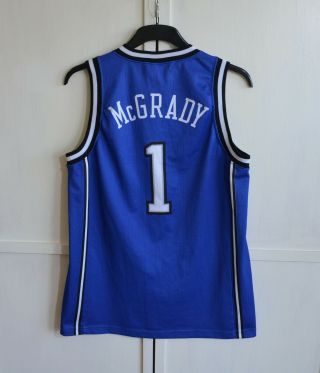 Nba Orlando Magic 1 Tracy Mcgrady Basketball Jersey Shirt Champion T Mac Size M
