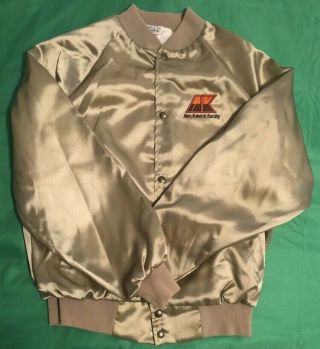 Vintage Alan Kulwicki 7 Nascar Satin Jacket Size Large Alan Kulwicki Racing Vtg