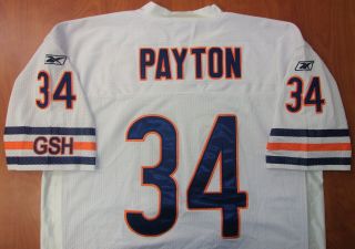 Vintage Reebok Nfl Chicago Bears Football Walter Payton Stitched Jersey 54