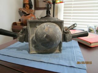 Vintage C.  Palmer Mtg.  Downrigger 8 Lb Aluminum Weight Cannonball W/ Fin Mold