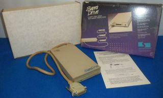 Vintage Commodore Amiga Supradrive 3.  5 " Floppy Disk Drive Complete