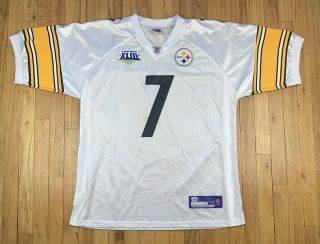 Ben Roethlisberger Pittsburgh Steelers Bowl 43 Jersey Size 50