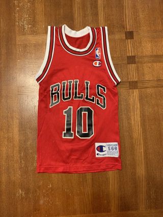 Bj Armstrong Chicago Bulls Champion Kids Jersey S 6 - 8