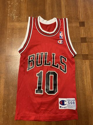 BJ ARMSTRONG CHICAGO BULLS CHAMPION Kids Jersey S 6 - 8 2