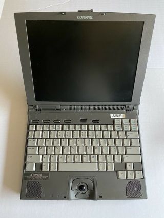 Compaq Armada 4120t Vintage Laptop Turns On But May Be No Charger