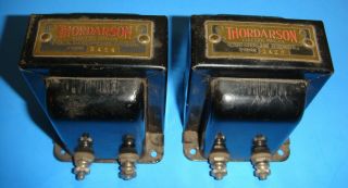 2 Thordarson Transformer & Choke Coil Vintage