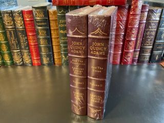 Easton Press John Quincy Adams,  Samuel F.  Bemis,  2v,  Presidents,  Notes,  Leather