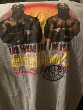 Holyfield - Tyson Mgm Tshirt From The “bite Fight”