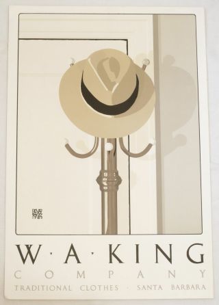 David Lance Goines / Waking Company Traditional Clothes Poster 1st 267002