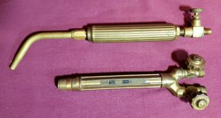 Vintage - Victor Welding Torch Handle 100m & Asco 3 Cutting Torch