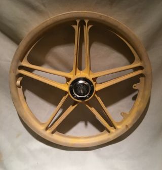 Redstone Mag Wheel Rim Bmx,  Vintage Old School,  70/80s,  Skyway Hutch Gt Yellow