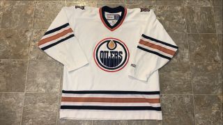 Vintage NHL Edmonton Oilers CCM Hockey Jersey Sz XL 3
