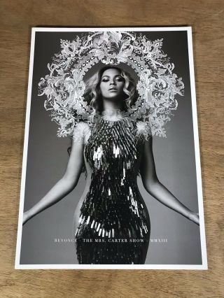 Beyonce The Mrs.  Carter Show Tour 2013 Concert Program Book Rare Collectible