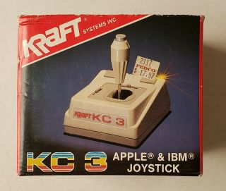 Kraft Kc3 Vintage Precision Joystick For Apple & Ibm Compatible