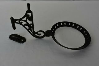 Vintage Cast Iron Wall Bracket For Oil Lamp