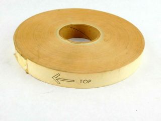 Vintage Nos Roll Of Teletype Computer Tape Punch Reel / Roll Unpunched 7/8 " Wide