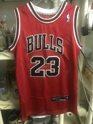 Nike Nba Michael Jordan Chicago Bulls Vintage Jersey Authentics 44