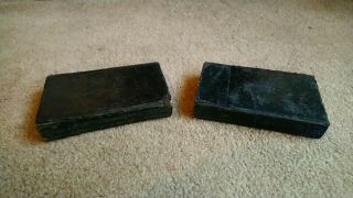 Rare Leather 2 Volume Set King James Holy Bible Old/new Tests George Iv 1828/9