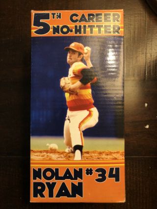 Nib Houston Astros Bobblehead Nolan Ryan " 5th Career No Hitter 1981 " 2012 Sga