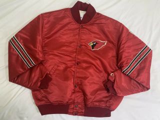 Arizona Cardinals Nfl Pro Line Starter Red Satin / Nylon Jacket Mens Xl Vintage