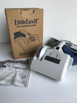 Vintage Electrolux Little Lux Ii Handheld Vacuum Model L118d - Great