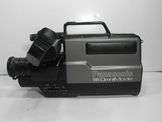 Vintage PANASONIC OmniMovie PV - 220D VHS Video Camcorder Bundle - Parts/Repair 3