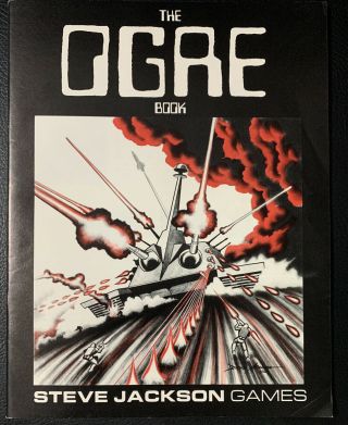 The Ogre Book - Vintage 1982 Steve Jackson Games Issue - Us Shi