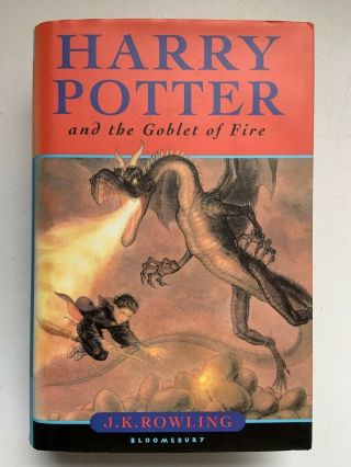 Rowling - Harry Potter & The Goblet Of Fire - First Printing With Errors - Vg
