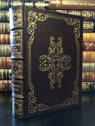 The Raven A Biography Of Sam Houston By Marquis James Easton Press Leather Bound