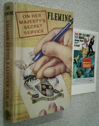 Ian Fleming - - On Her Majestys Secret Service 1st Edition 1963 - - Hardback