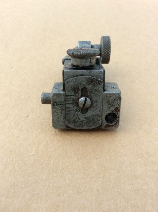 Vintage Lyman 66 Ru Micrometer Receiver Sight For Ruger Deerstalker Parts/repair