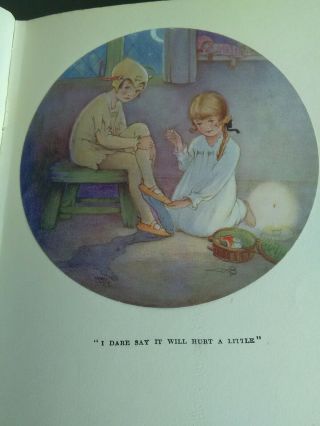 J M Barrie.  Peter Pan And Wendy.  Pictured By Mabel Lucie Attwell Hardback Book.