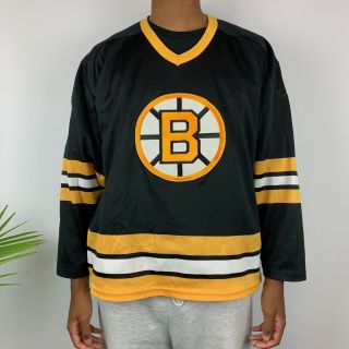 Vintage Ccm Boston Bruins Hockey Jersey Size Mens Xl