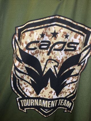 Nhl Washington Capitals Jersey Mens Camo Px Made In Usa 2xl Thank You Troops