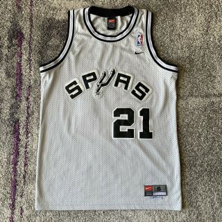 Nike Nba San Antonio Spurs Tim Duncan Basketball Jersey Mens Small