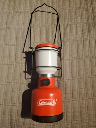 Coleman Lantern 5310 Series Red Battery Powered Camping Outdoor