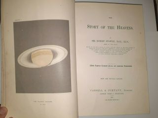 The Story Of The Heavens By Sir Robert Stawell Ball 1893 Leather 3