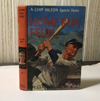 Chip Hilton 22 Home Run Feud Clair Bee 1964 1st Ed G&d Picture Cover