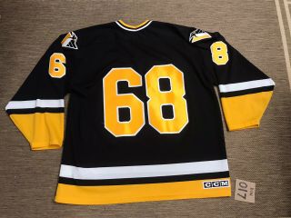 Men’s Adult Vintage Pittsburgh Penguins 68 Ccm Jersey Xxl Hockey